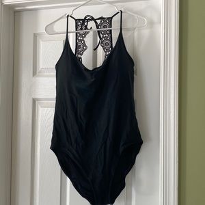 Open back bathing suit